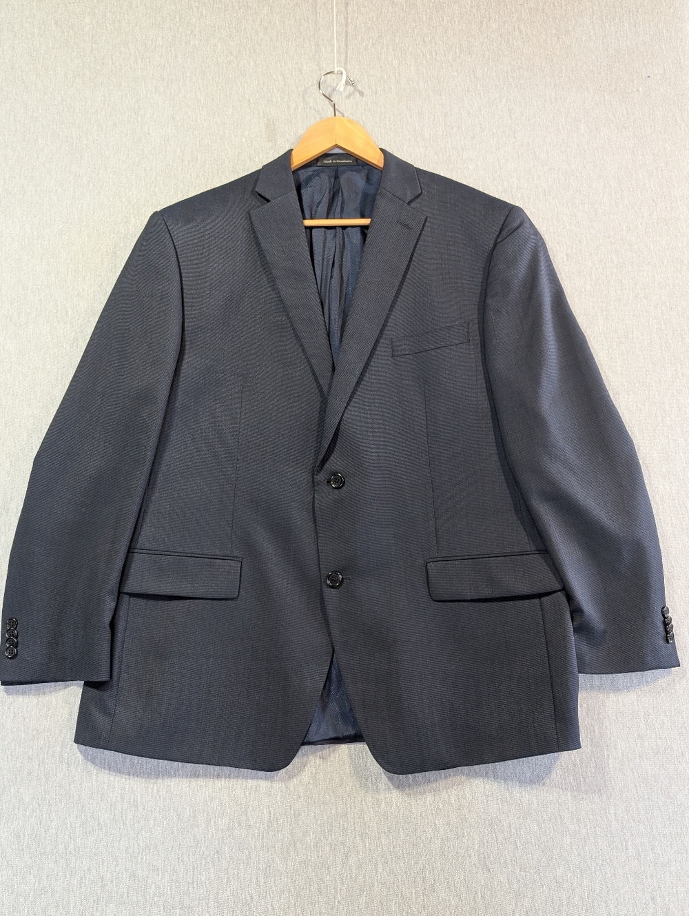 Michael Kors 100% Wool Blazer Men's 44R Navy Blue Sport Coat